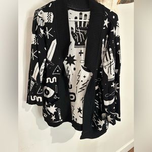 Jen’s pirate booty cardigan. P/S